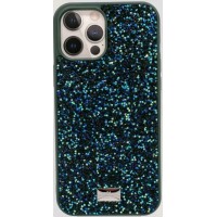 Чехол-накладка Swarovski для iPhone 14 Pro (зеленый)